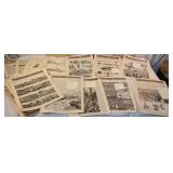 Box of 1800s scientific American covers - the