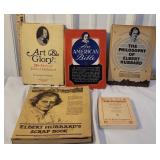 5 Roycroft/Elbert Hubbard books & flyers