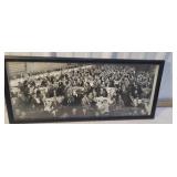 Framed photo - American football coaches