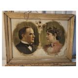 political William McKinley and Mrs McKinley print