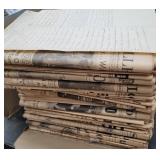 Found in attic collection of newspapers 1930s -