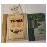 2 water tanks, towers & tubs catalogs - 1906 &