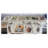 16 Saturday Evening Post magazines from 1904 &