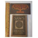 2 early woodworking catalogs