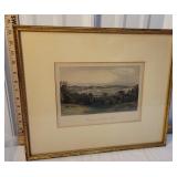 Early engraving - Washington from Arlington