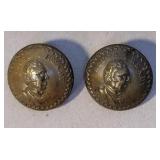 2 rough and ready Zachary Taylor buttons