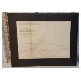 1854 Buffalo harbor New York map