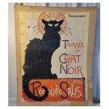Tournee Du Chat Noir poster - damage