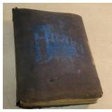 Blue photo album - incl tintypes (bicycle)