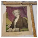 Litho - Martin Van Buren 8th president of the
