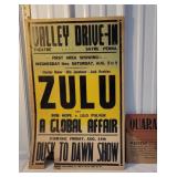 2 Sayre PA posters - Valley Drive-In theater and