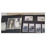 Photo album - white - some loose items in back