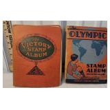 2 stamp albums - we only show a few of the