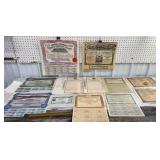 Stocks & bonds - Tobacco, Tramways, Oriental