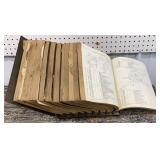 John Deere parts catalogs (65-67) on metal