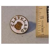 Grover Cleveland enameled campaign stud