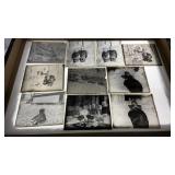 Neat collection of early glass black & white