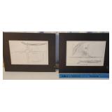 2 small 1802 maps - Utica and Little falls