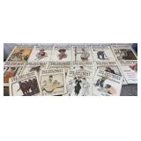 16 Saturday Evening Post magazines from 1904 &