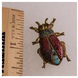 Political??? bug / beetle pin