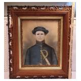 Union Charcoal Painting - C. Johnson, Candor NY