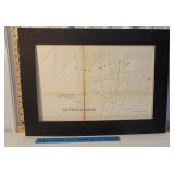 1854 Oswego harbor map/chart