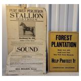 2pcs - Percheron stallion horse, Mapleton NY