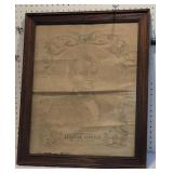 Large Abraham Lincoln emancipation proclamation