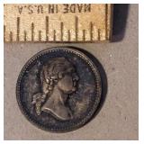 2-sided political coin token - Abraham Lincoln /