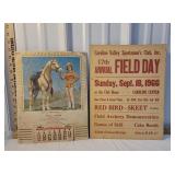 Willseyville NY general store calendar & Caroline