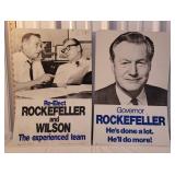 2 Rockefeller posters - political