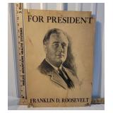 Political - Franklin D Roosevelt for president