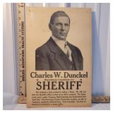 Chenango County Charles Dunckel for sheriff