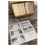 Box of Elmira flood postcards from 1972