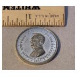Abraham Lincoln 1864 president of the US coin /