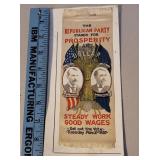 1897 Political ribbon - Beacom and McCauley the