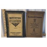 2 architectural catalogs - moldings and carvings