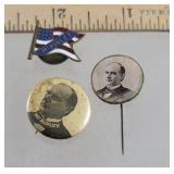 3 McKinley pins