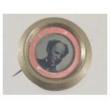 Horatio Seymour ferrotype pin political