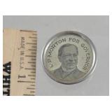 L. P. Morton for governor button