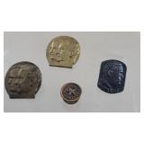 4 roosevelt/Garner political pins