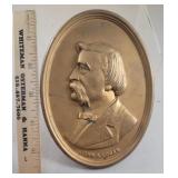 1884 Iron John Logan political plaque