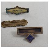 3 pins - member, etc... ??