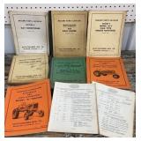 Allis-Chalmers dealers parts catalogs & operating