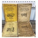 McCormick-Deering parts catalogs & instruction