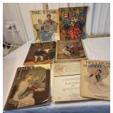Box Etude mags & music
