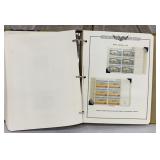 Binder of stamps - over $70 worth!