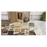 Old photos and correspondence including a letter