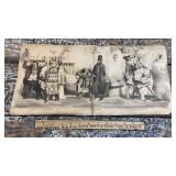 French satirical print on canvas mocking the top