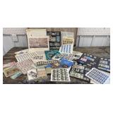 Collection of mint commemorative stamps from the